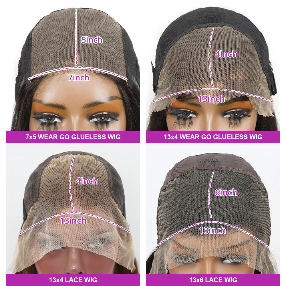 Lace Frontal Wigs Silky Straight Human Hair HD Lace Front Bob Wigs Pre Cut Glueless Straight Bob