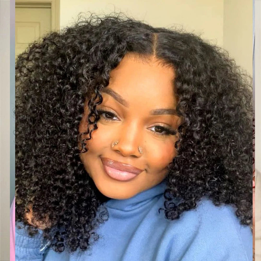 Raw Indian Afro Kinky Curly Human Hair Bundles