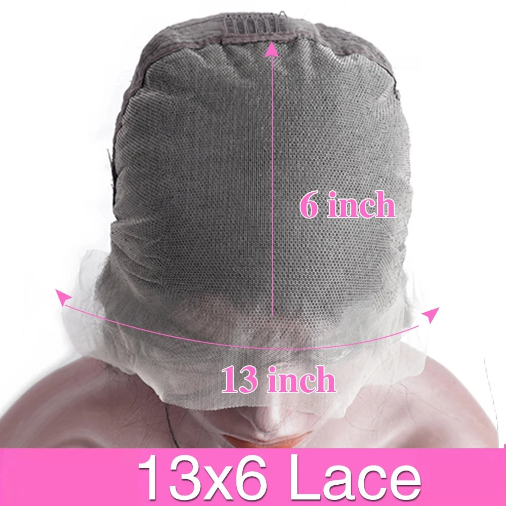 Bone Straight Lace Frontal Wigs 13x6 Glueless Wear and Go Human Hair