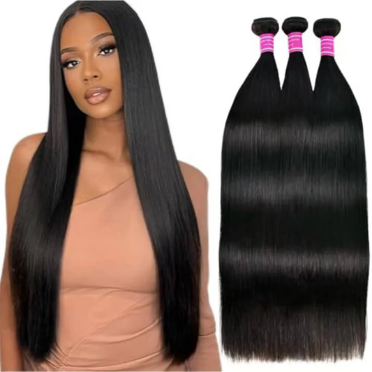 12A Bone Straight Human Hair Bundles 100% Unprocessed Brazilian Virgin