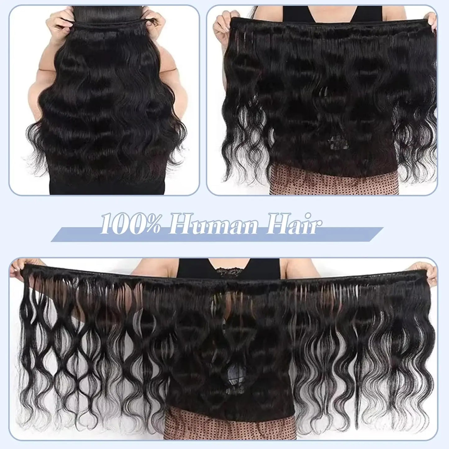 12A Body Wave Human Hair Bundles Brazilian Virgin