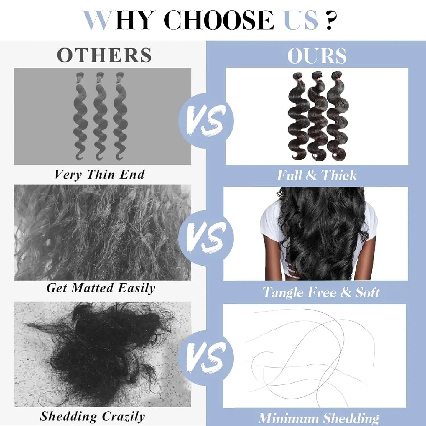 12A Body Wave Human Hair Bundles Brazilian Virgin